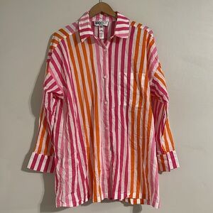 Alexa Top in Sunset Stripes BEACH RIOT large petite
